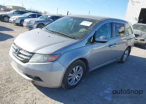 2017 Honda Odyssey Se from USA, damaged, VIN 5FNRL5H31HB007661